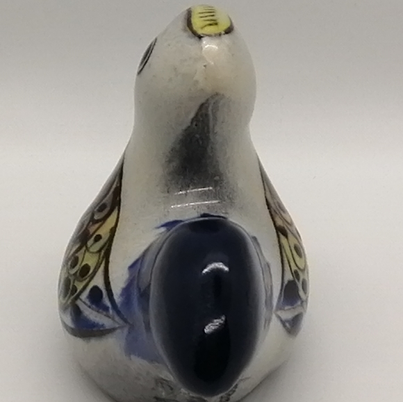 VTG Guatemalan bird figurine, signed by the artist - Picture 14 of 16